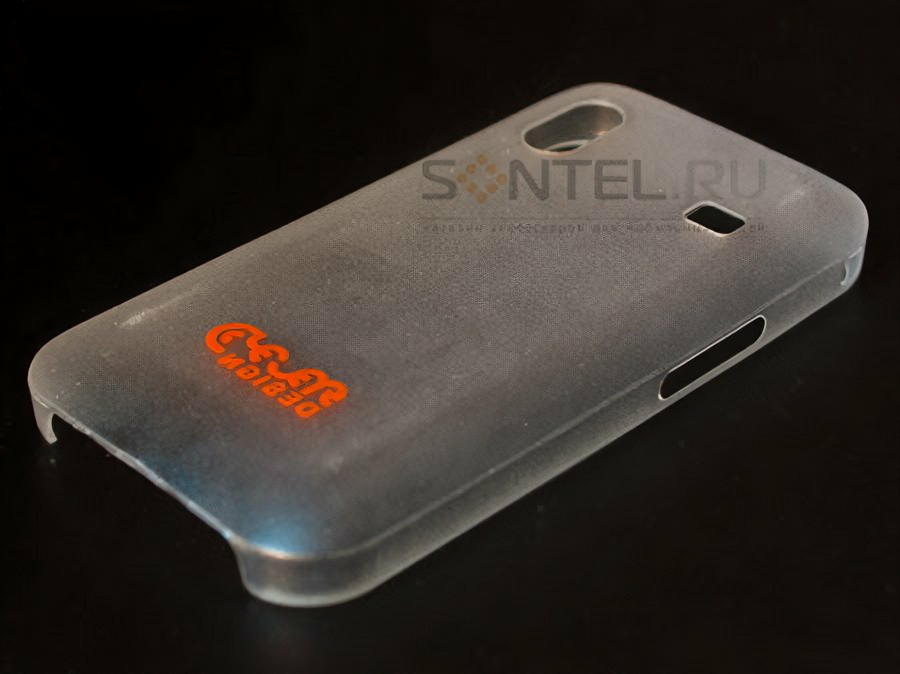 Чехол-накладка Clever Ultralight cover для Samsung Galaxy S5830 (прозрачный)
