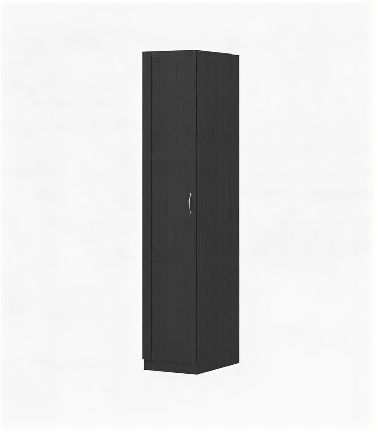 Шкаф пегас однодверный с рамочным фасадом ДСП цвет Дуб Венге