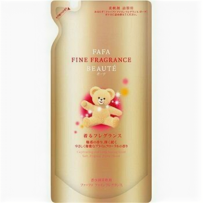 фото Nissan FaFa Fine Fragrance Beaute Кондиционер для белья с антистатическим эффектом и ароматом цветов, мускуса и сандалового дерева 500 мл запасной блок