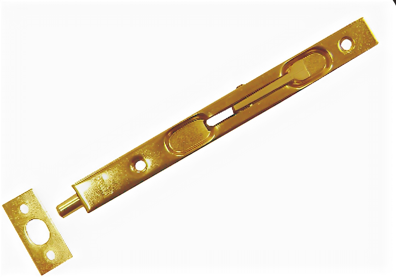 фото Ригель торцевой дверной Медио MOD 401*150 РВ золото