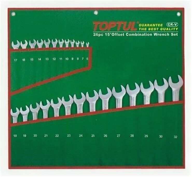 Набор гаечных ключей Toptul 6-32мм 26шт GAAA2604