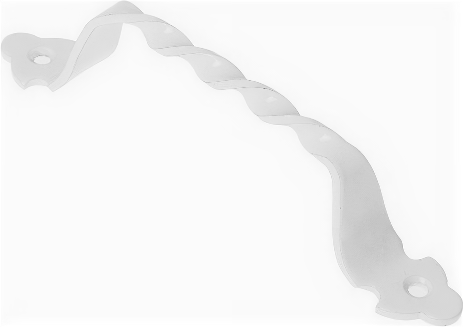 фото Ручка дверная скоба 80 мм STARFIX витая белая (SMP-76768-1)