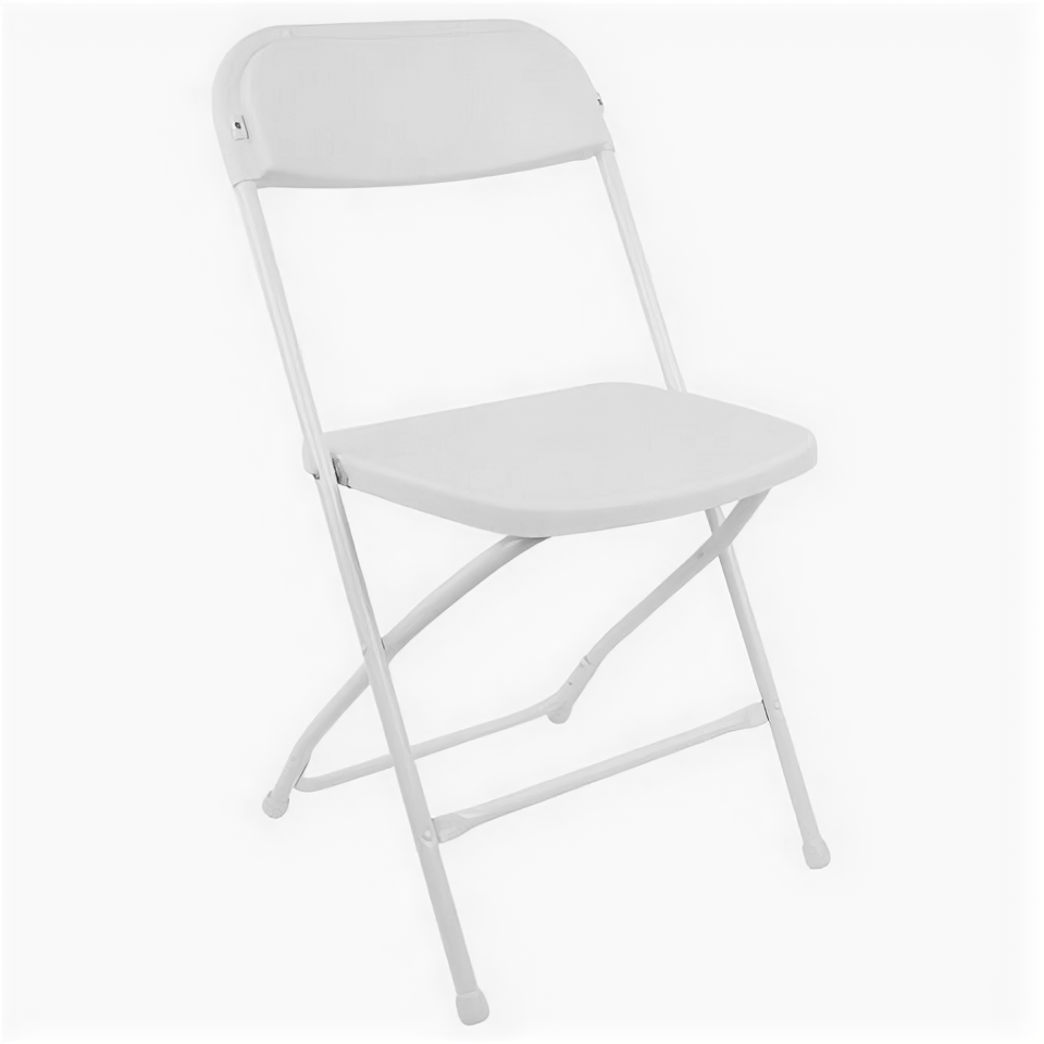 фото Стул складной BRABIX "Golf CF-002", белый каркас, пластик белый, 532887