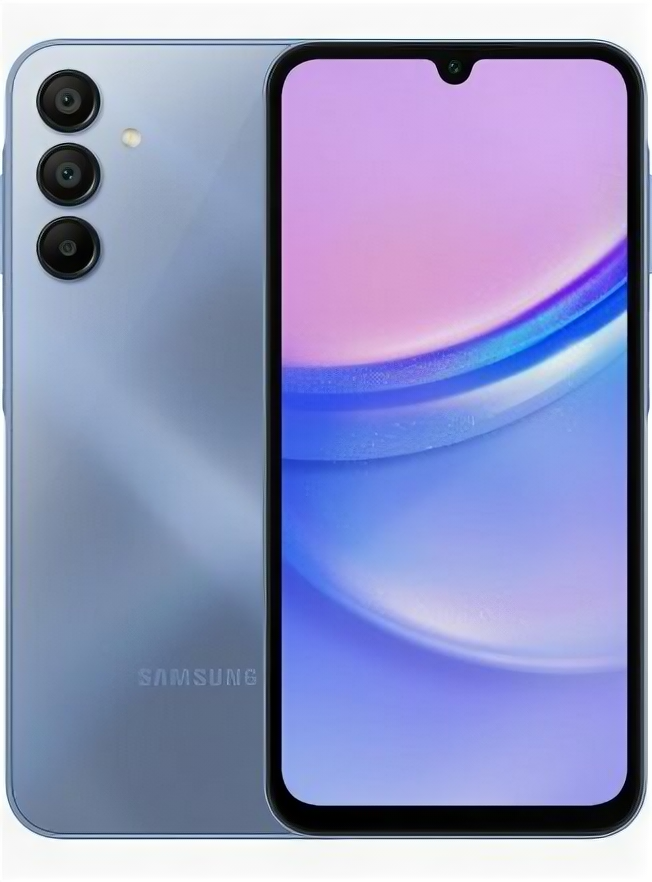 Мобильный телефон Samsung Galaxy A15 6/128 ГБ, Dual nano SIM, синий