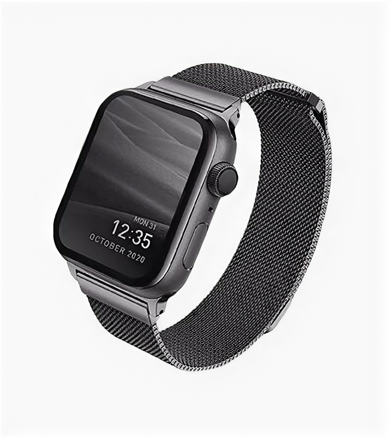 Ремешок для Apple Watch 42-45mm Uniq Dante Strap Mesh Steel Graphite