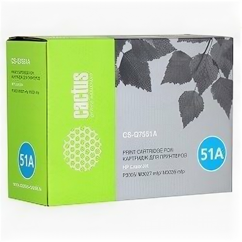 Cactus Картридж CACTUS Q7551X (CS-Q7551XS) для LJ P3005/M3027mfp/M3035mfp (13 000 стр.)