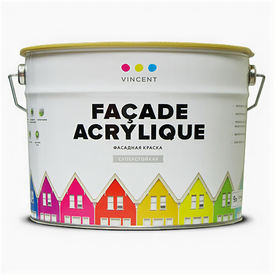 Vincent Facade Acrylique F 2 / Винсент Фасадная краска база A 225л