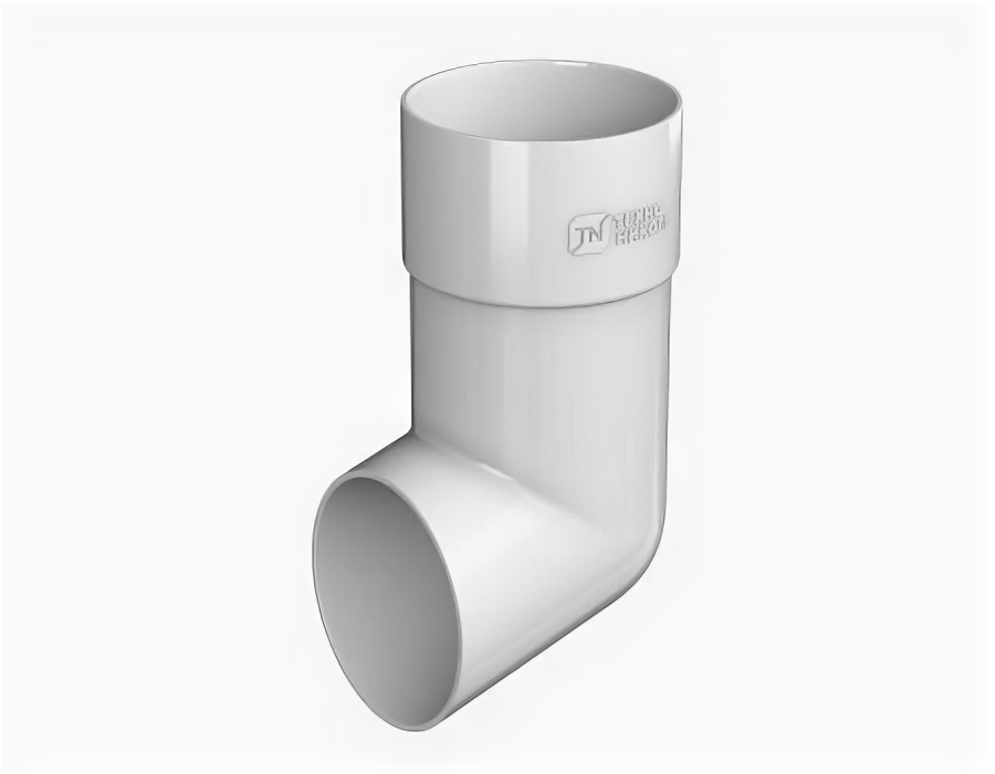 фото Слив водосточной трубы технониколь ТН ПВХ 125/82 ММ, белый