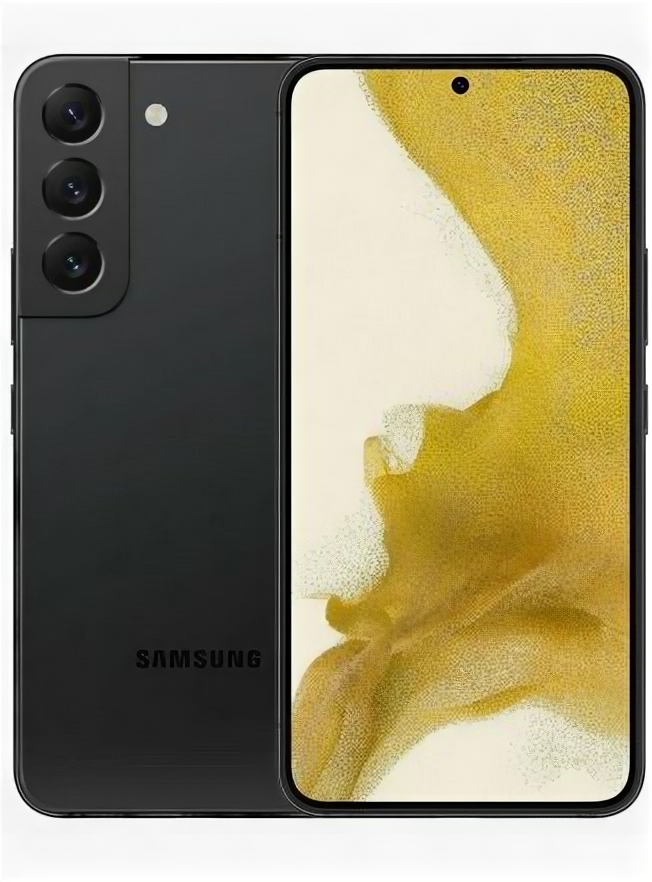 Мобильный телефон Samsung Galaxy S22 SM-S901E 8/256 ГБ (Snapdragon 8 Gen1), черный фантом