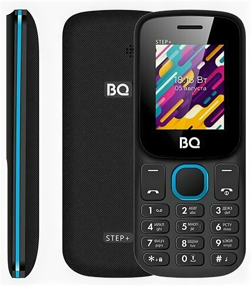 Мобильный телефон BQ 1848 Step+ Black/Blue