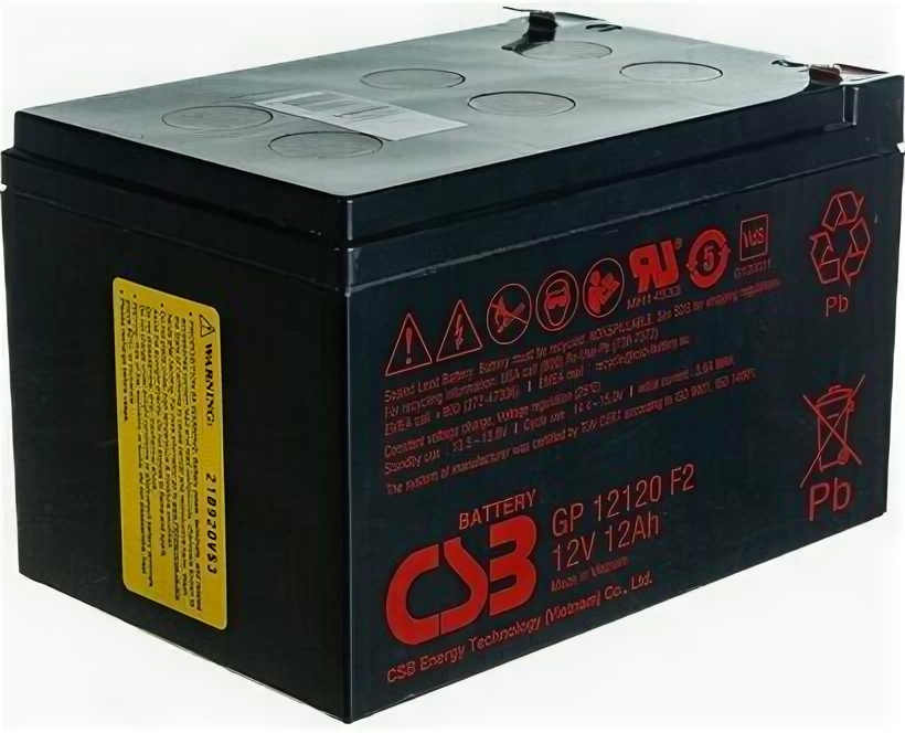 Батарея для ИБП CSB 12V 12Ah CSB GP12120 F2