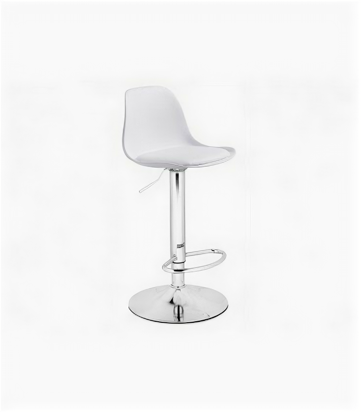 Барный стул Soft white / chrome 15746