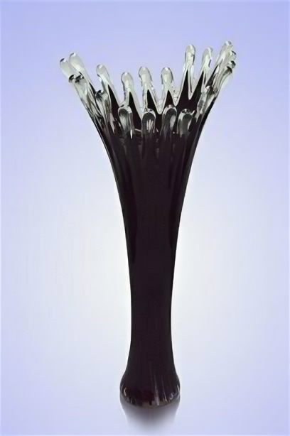 фото Ваза Коралл h-28 см (в стеклокрошку) Марганцевый