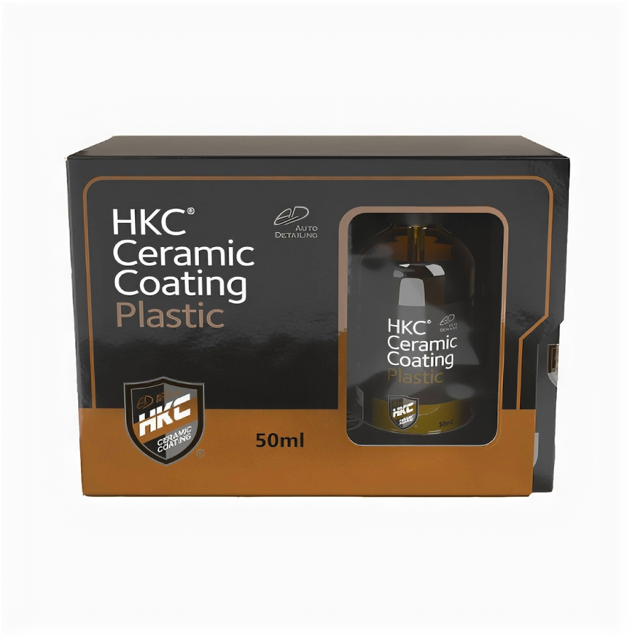 HKC Ceramic Coating Plastic - Защитный состав для пластиковых и резиновых поверхностей 50мл