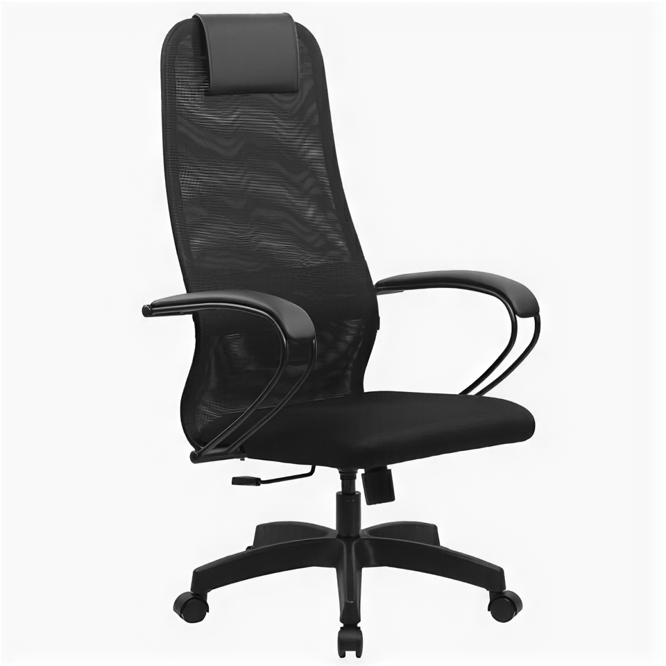 Кресло руководителя BRABIX PREMIUM Ultimate EX-800 пластик плотная двойная сетка Х2 черное 532914