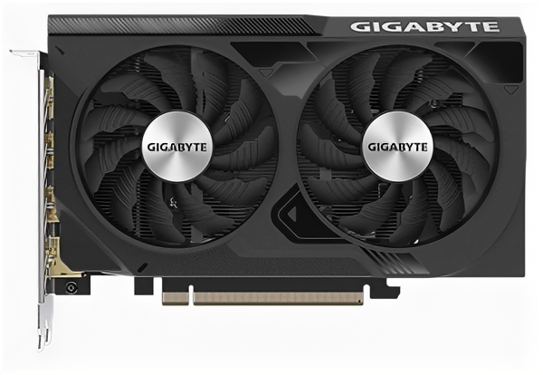 Видеокарта PCI-E GIGABYTE GeForce RTX 4060 WINDFORCE (GV-N4060WF2OC-8GD) 8GB GDDR6 128bit 5nm 1830/1