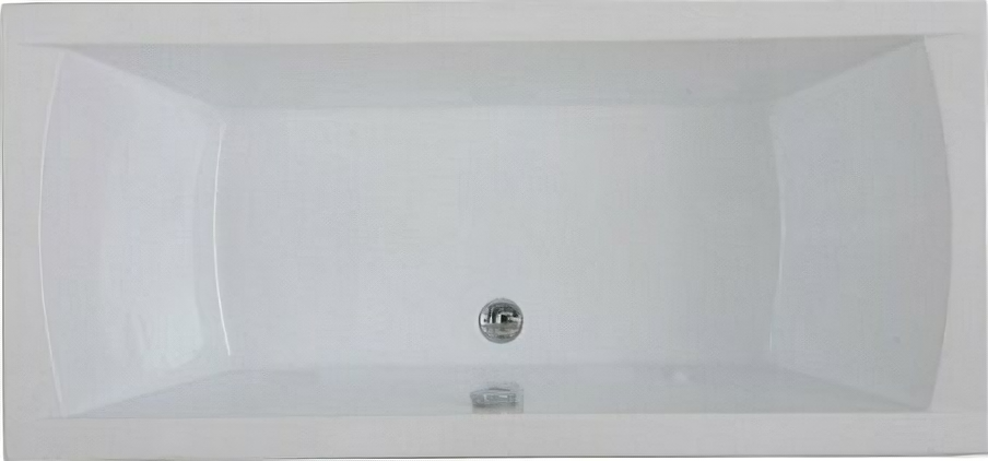 Акриловая ванна BAS Индика 170см, прямоугольная, на каркасе