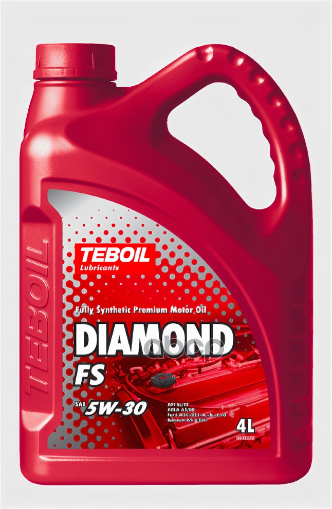 Teboil Teboil Diamond Fs 5W-30 (4L)_Масло Мот! Синт Api Sl/Cf Acea A1/B1 A5/B5 M2c913-A/B/C/D Rn 0700