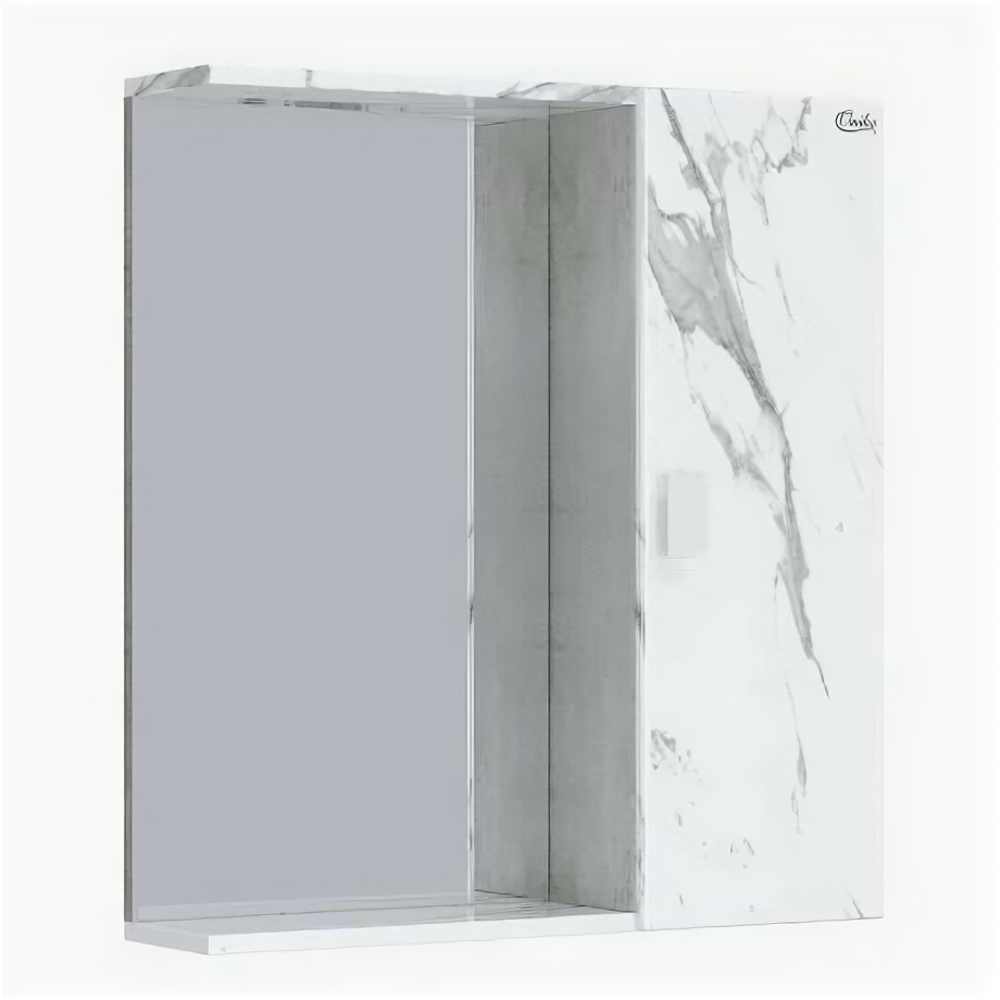 фото Зеркало Onika Марбл 65.00 без подсветки, цвет мрамор, камень бетонный