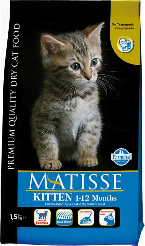 FARMINA Сухой сбалансированный корм для котят Matisse курица 4489 0,4 кг 39055 (4 шт)