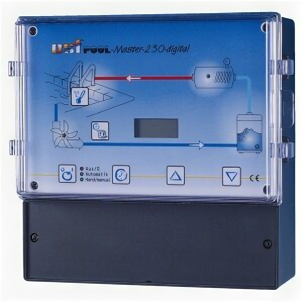 Блок управления фильтрацией и нагревом OSF Pool-Master-230 Digital, датчик температуры Ø 10 мм, кабель 1,5 м, с ЖК-дисплеем, цена за 1 шт