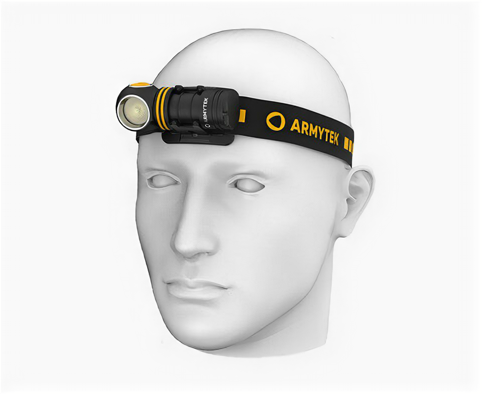Ручной фонарь ArmyTek Elf C1 Micro-USB XP-L (теплый свет) + 18350 Li-Ion черный