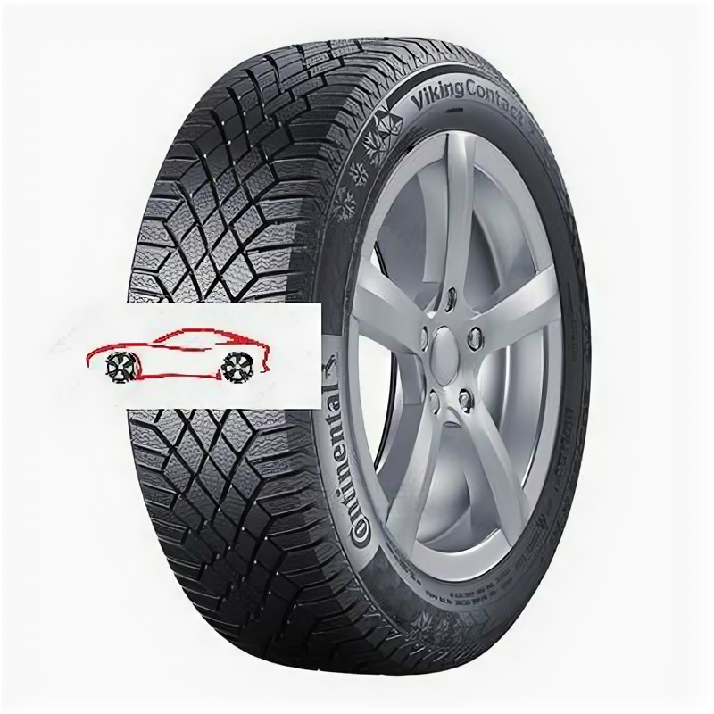 Зимние нешипованные шины Continental VikingContact 7 215/55 R16 97T