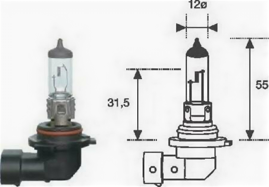 Лампа HB4 12V [standart] MAGNETI MARELLI 002577300000