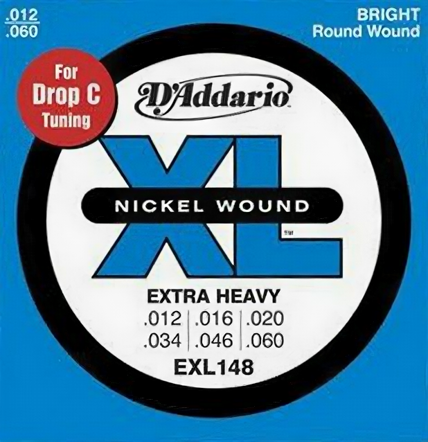 D'Addario EXL148 Nickel Wound Extra-Heavy 12-60 струны для электрогитары