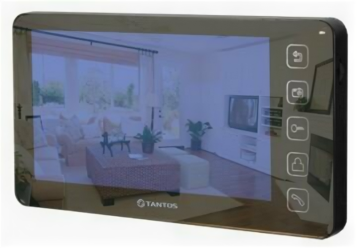 Монитор видеодомофона Tantos Prime SD (Mirror) black - фотография № 2