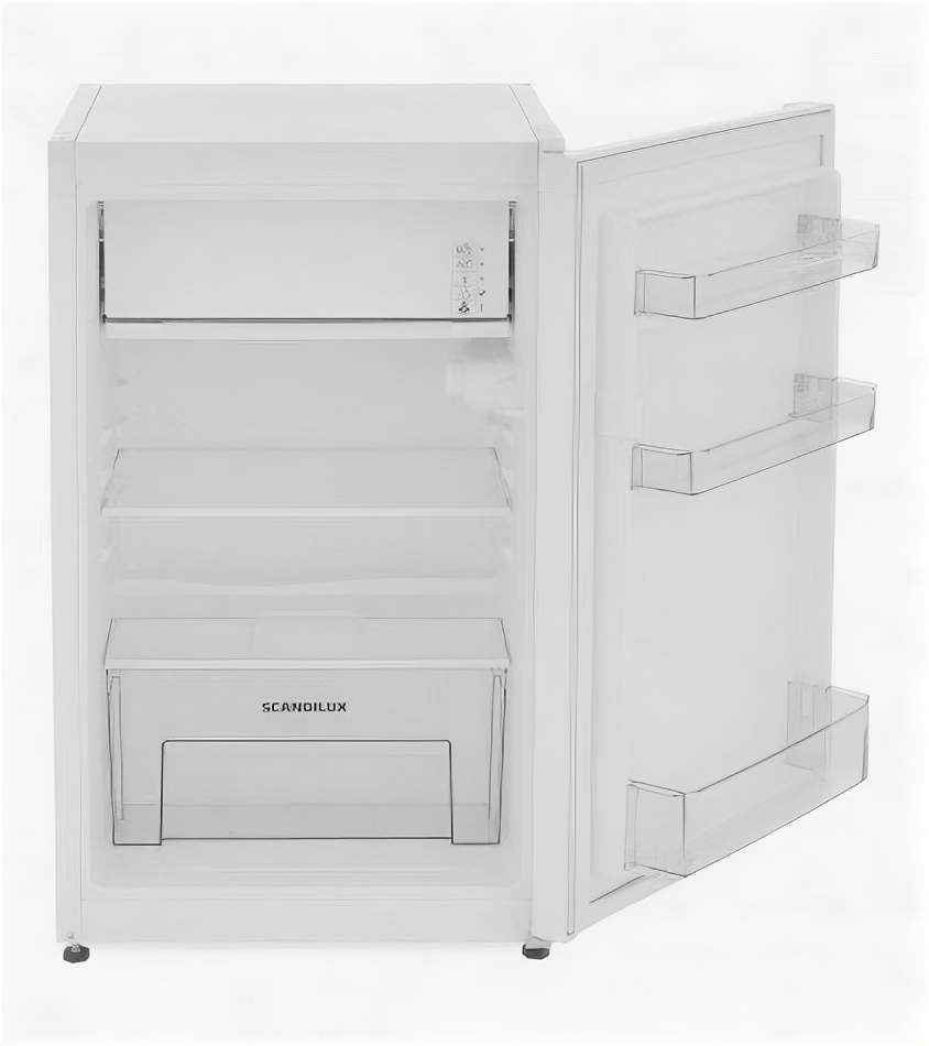 Холодильник SCANDILUX R091, двухкамерный, белый [r091 w] - фото №2