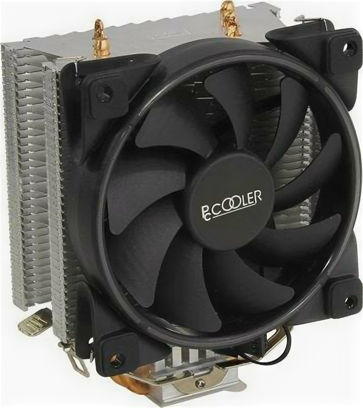 PCCooler GI-X3 Cooler (4пин, 1155/AM4, 26.5дБ, 1000-1800 об/мин, Al+тепл.трубки)