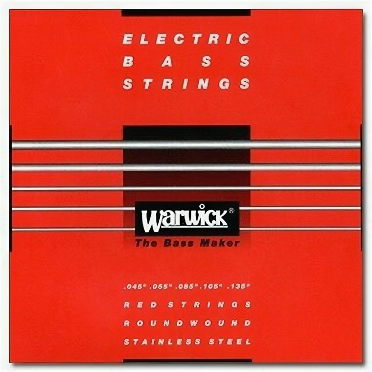 Warwick 42301M струны для 5-струнного баса Red Label 45-135, сталь