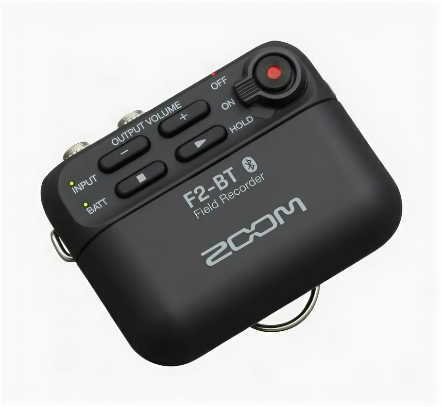 Zoom F2-BT/B полевой стереорекордер, Bluetooth, цвет чёрный