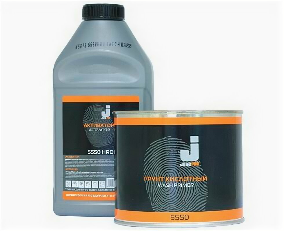 фото Грунт кислотный (1:1) 0,4л+0,4л отверд. желтый (JETA PRO)