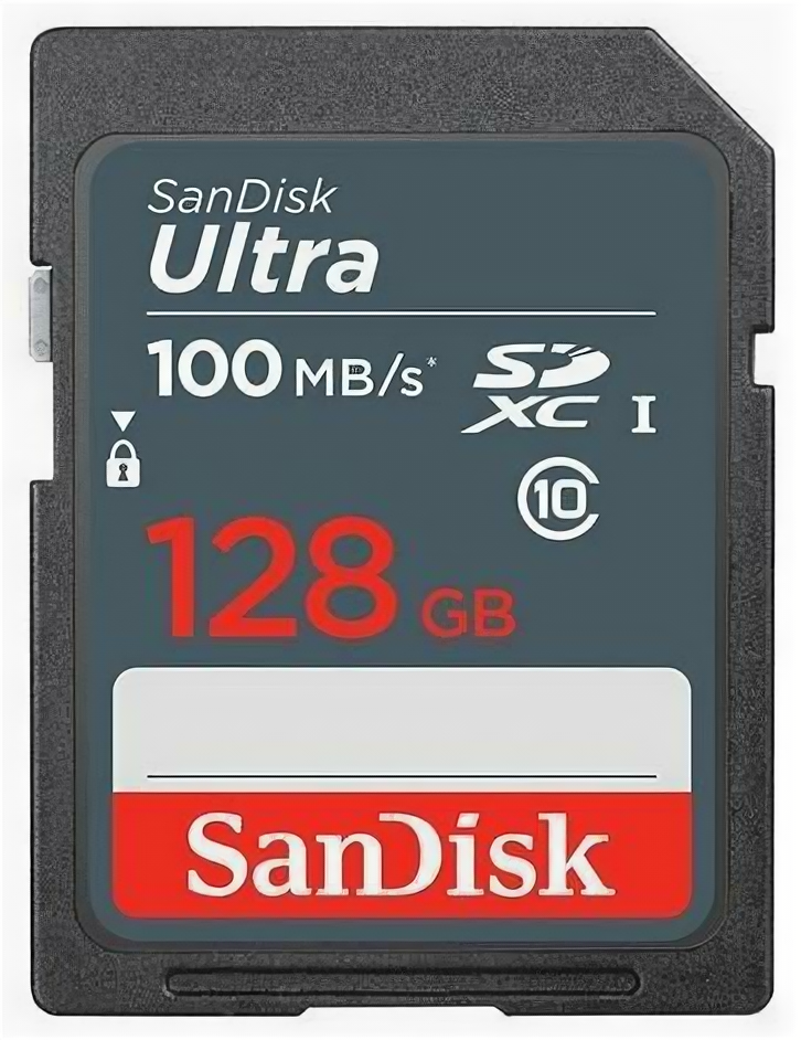 Флеш карта SDHC 128Gb Class10 Sandisk SDSDUNR-128G-GN3IN Ultra