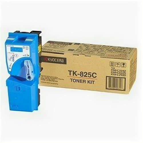 Тонер-картридж голубой (cyan) Kyocera TK-825C (1T02FZCEU0)