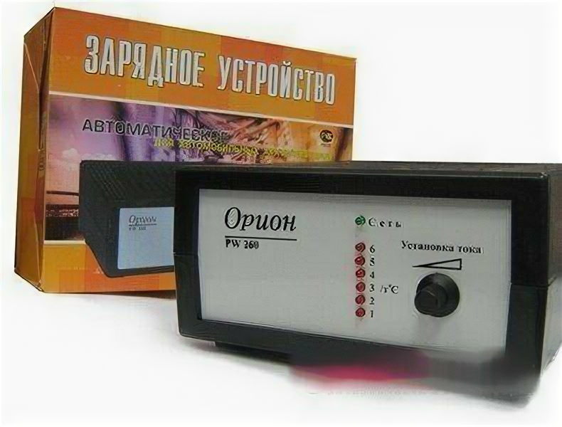 Зарядное устройство орион "pw" 260 0,6-6а, 12в автомат, светодиод.индикатор,. (рязань)