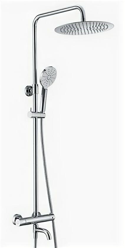Душевая стойка WasserKRAFT A18801 Thermo термостат с изливом, хром