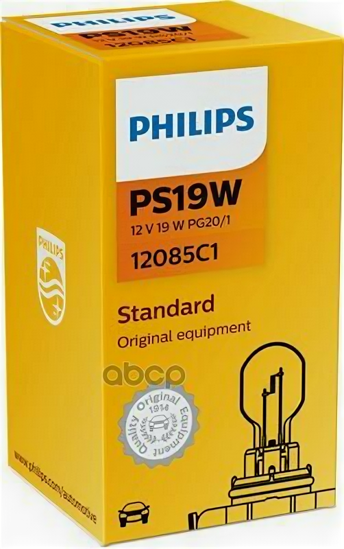 Лампа Philips Галогеновая Ps19w Pg20-1 19W Philips арт. 12085C1