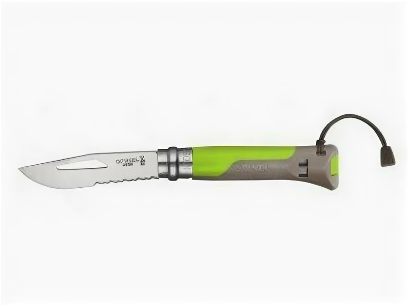 Нож перочинный Opinel Outdoor Earth №08 8VRI (001715) 190мм салатовый/серый