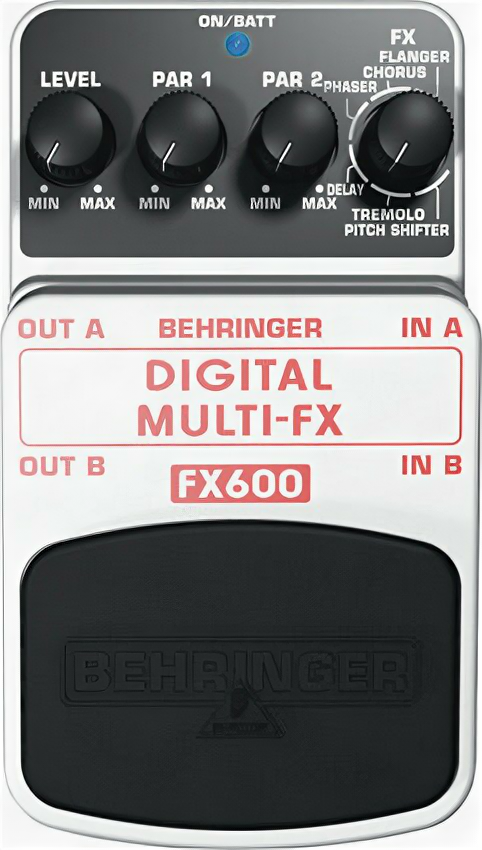 Behringer FX600 педаль цифровых стереофонических эффектов для гитар бас-гитар и клавишных