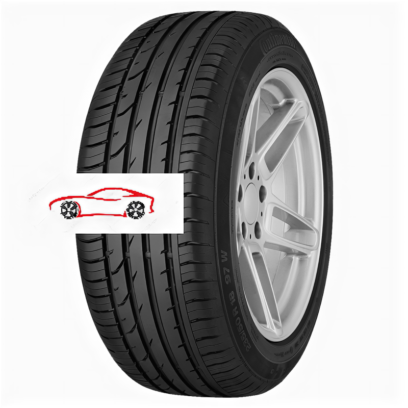 Летние шины Continental ContiPremiumContact 2 * (195/55 R16 87V) RunFlat - 2017 года выпуска