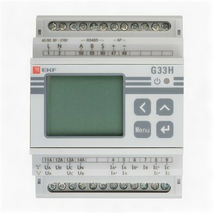 EKF Многофункциональный измерительный прибор G33H с жидкокристалическим дисплеем на DIN-рейку sm-g33h