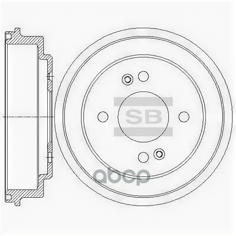 Барабан Тормозной (58411-07000) Sangsin brake арт. SD2048