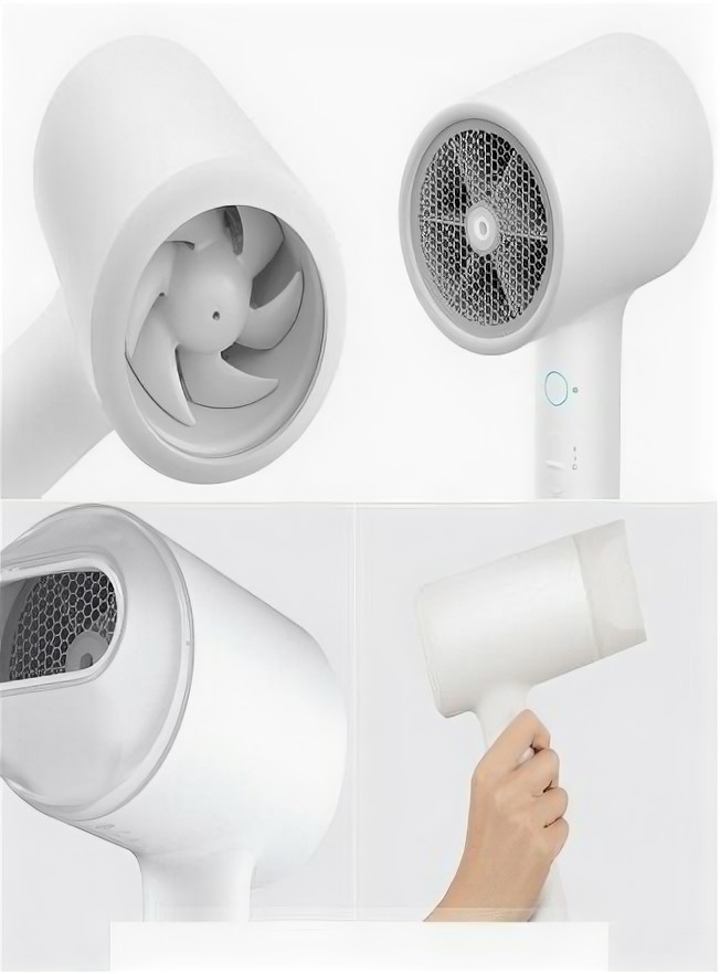 Xiaomi Фен Xiaomi Mijia Water Ion Hair Dryer (Mi Ionic Hair Dryer), белый