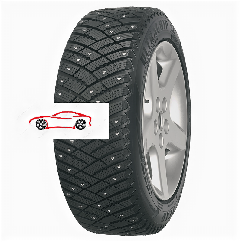 Зимние шипованные шины Goodyear UltraGrip Ice Arctic 245/50 R18 104T