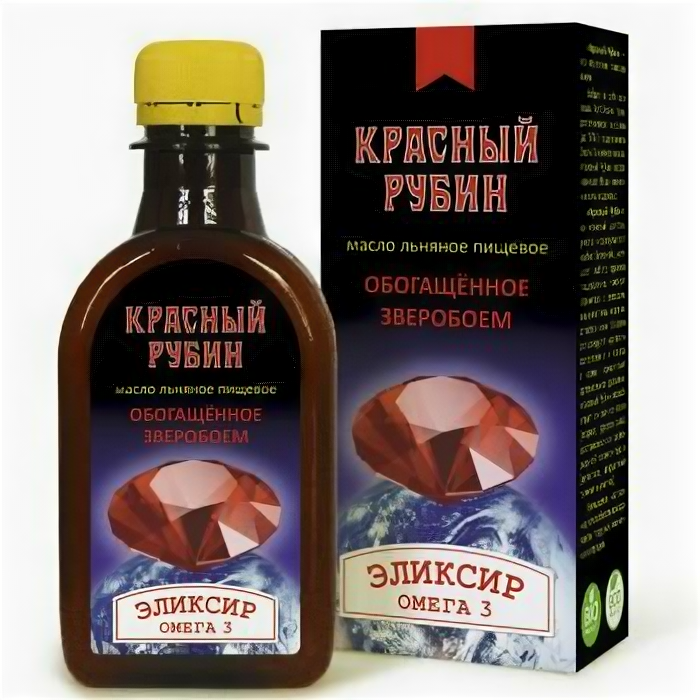Масло льняное Красный Рубин 200 мл
