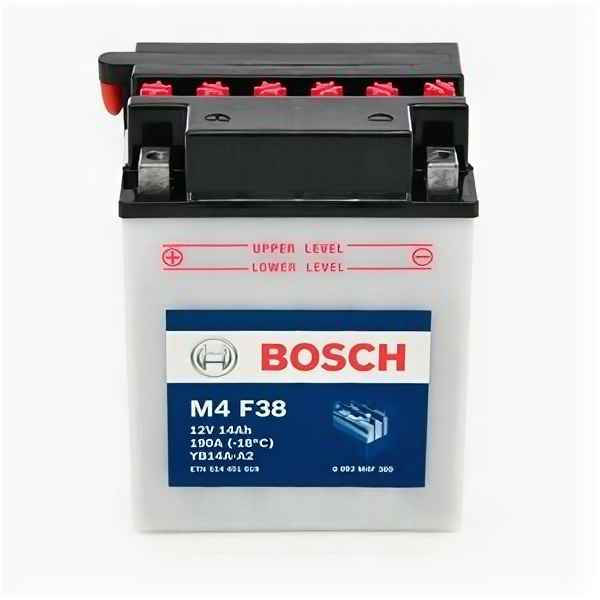 Аккумулятор мото Bosch M4 F38 (YB14A-A2) 0 092 M4F 380