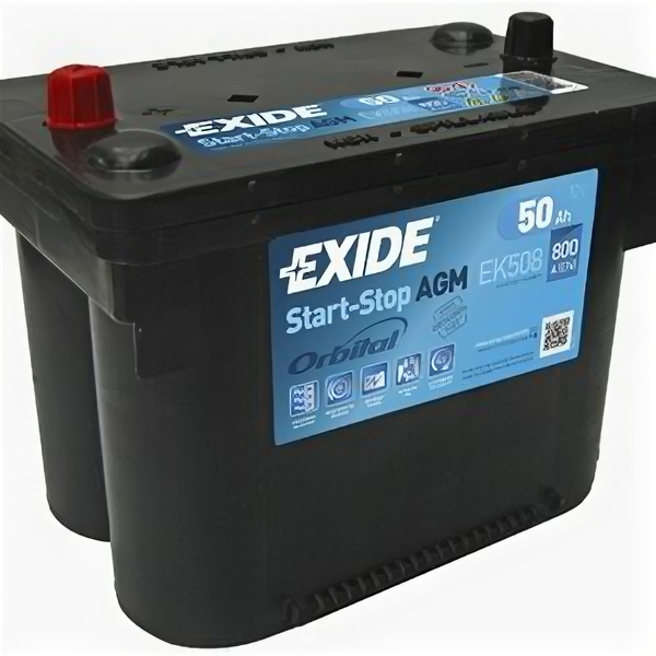 Аккумулятор Exide EK508 AGM Start-Stop 50 Ач 800А